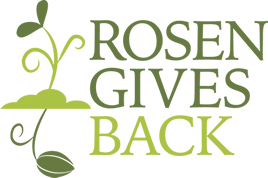 Rosen Gives Back Logo