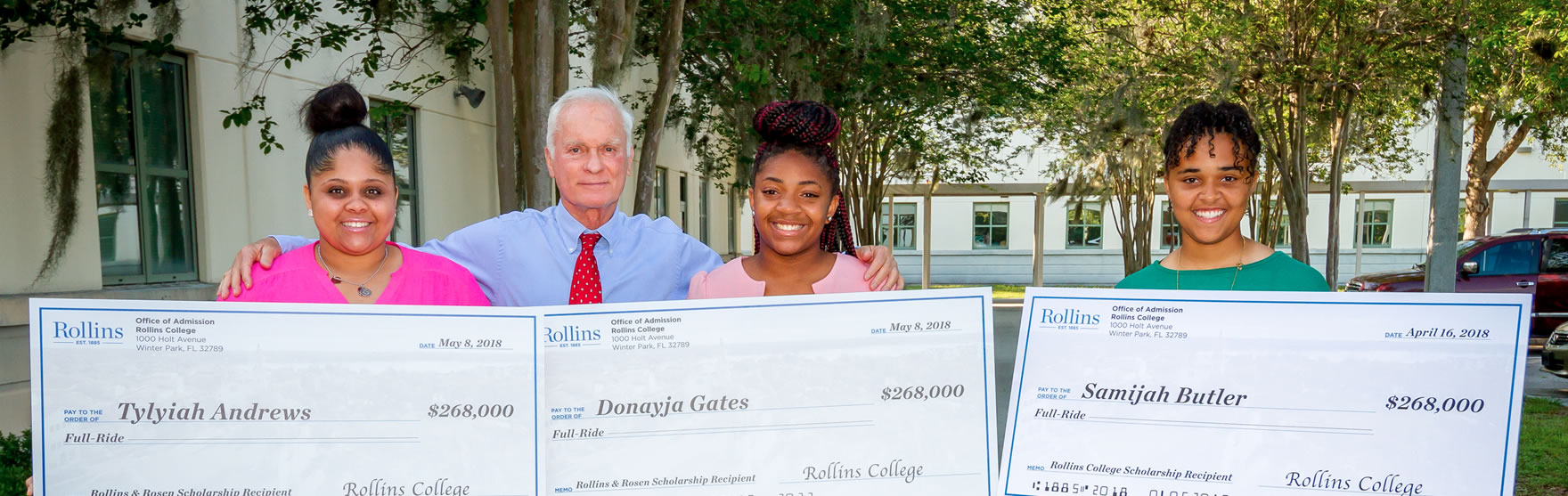 The Harris Rosen Foundation Awards its First Annual Rollins College Scholarships.