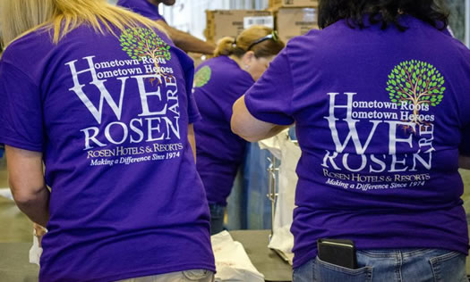 Rosen Gives Back Staff