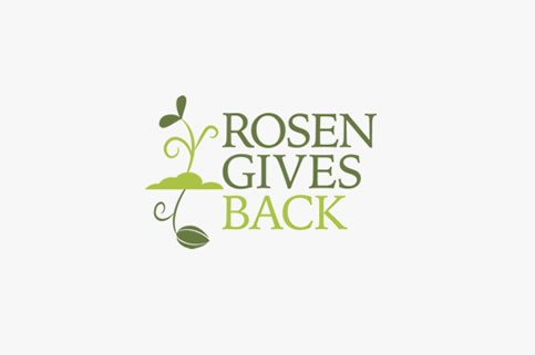 Rosen Gives Back Logo